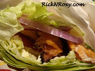 Lettuce Wrapped Salmon Burger DSC05821